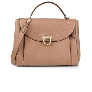NWT Salvatore Ferragamo: Leather Top Handle
